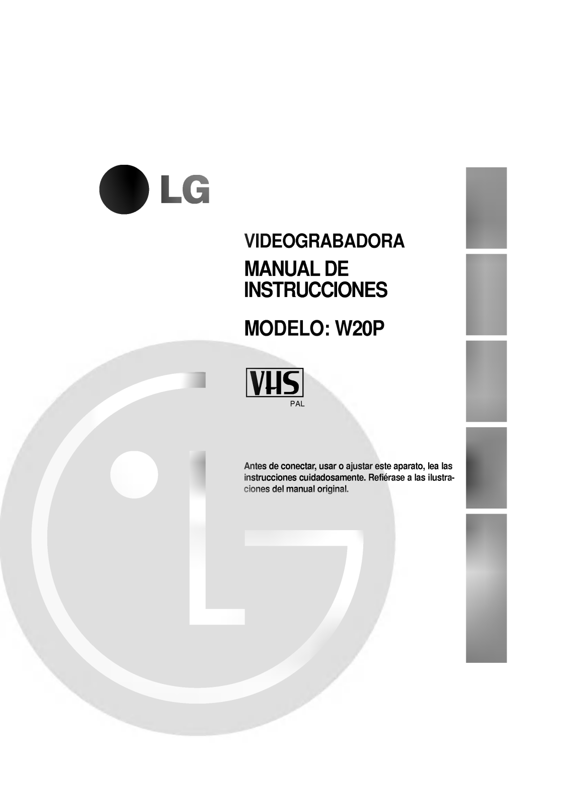 LG W20P User Manual