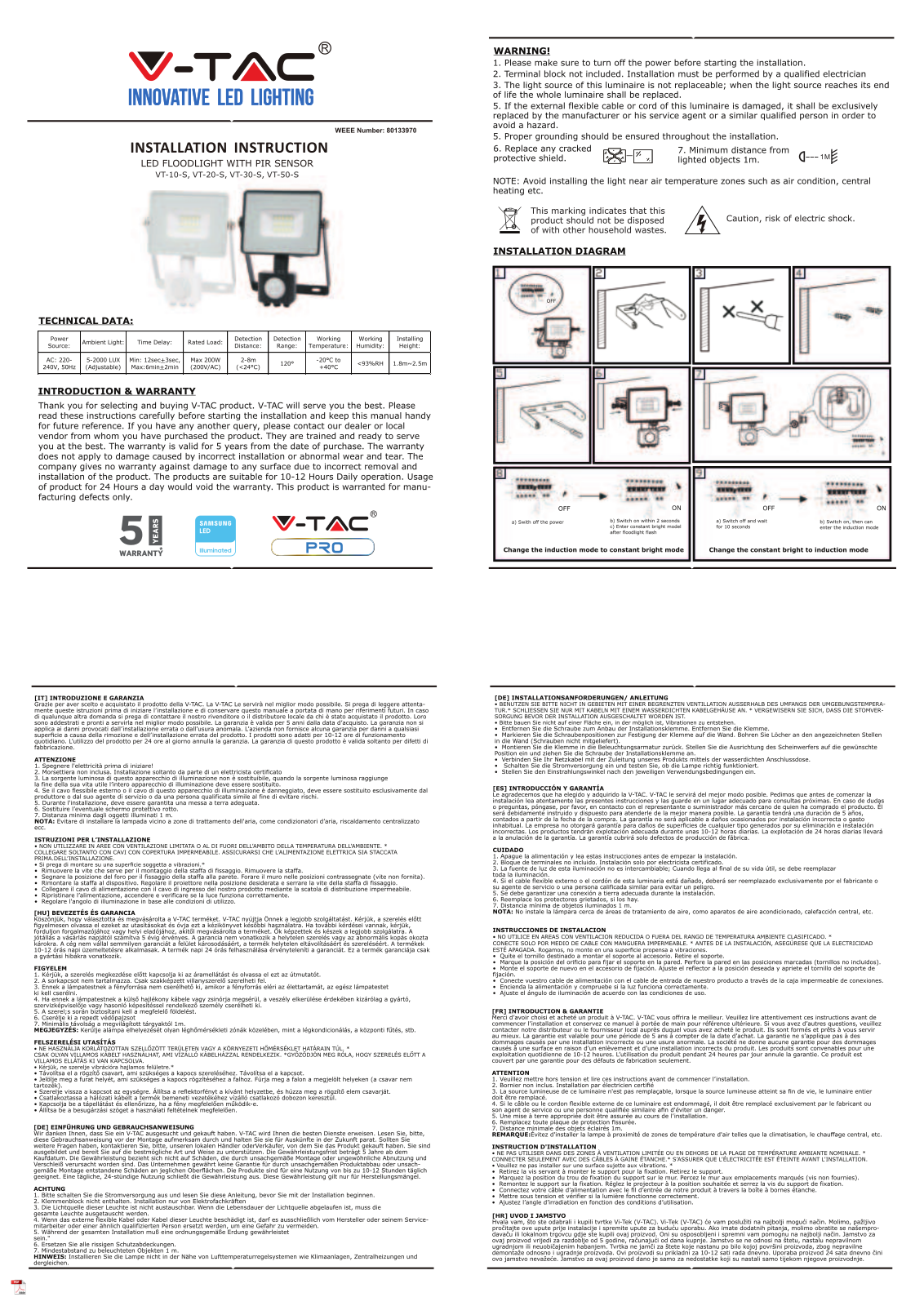 V-tak VT-10-S, VT-20-S, VT-30-S, VT-50-S User Manual - ManualMachine.com