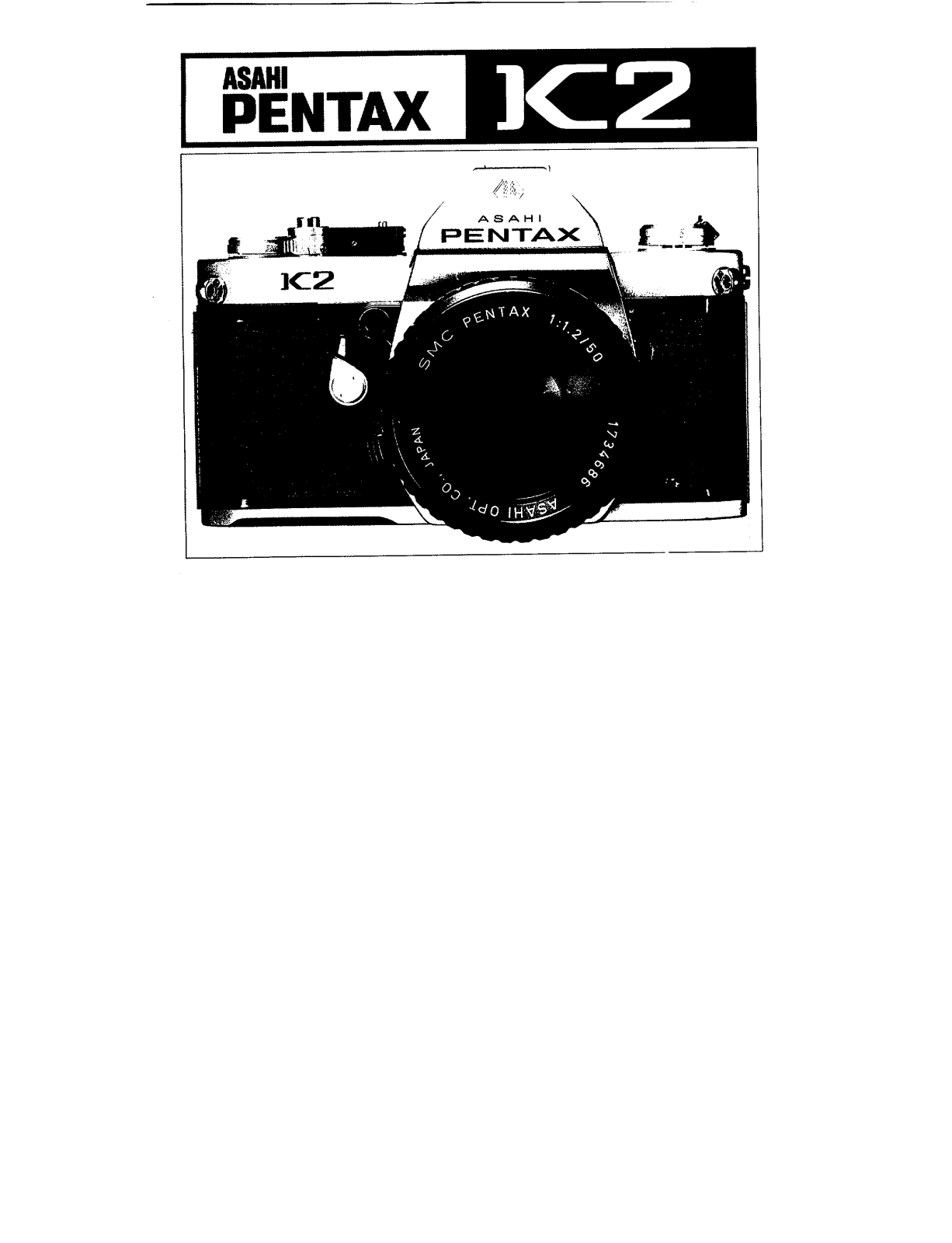 Pentax K2 User Manual