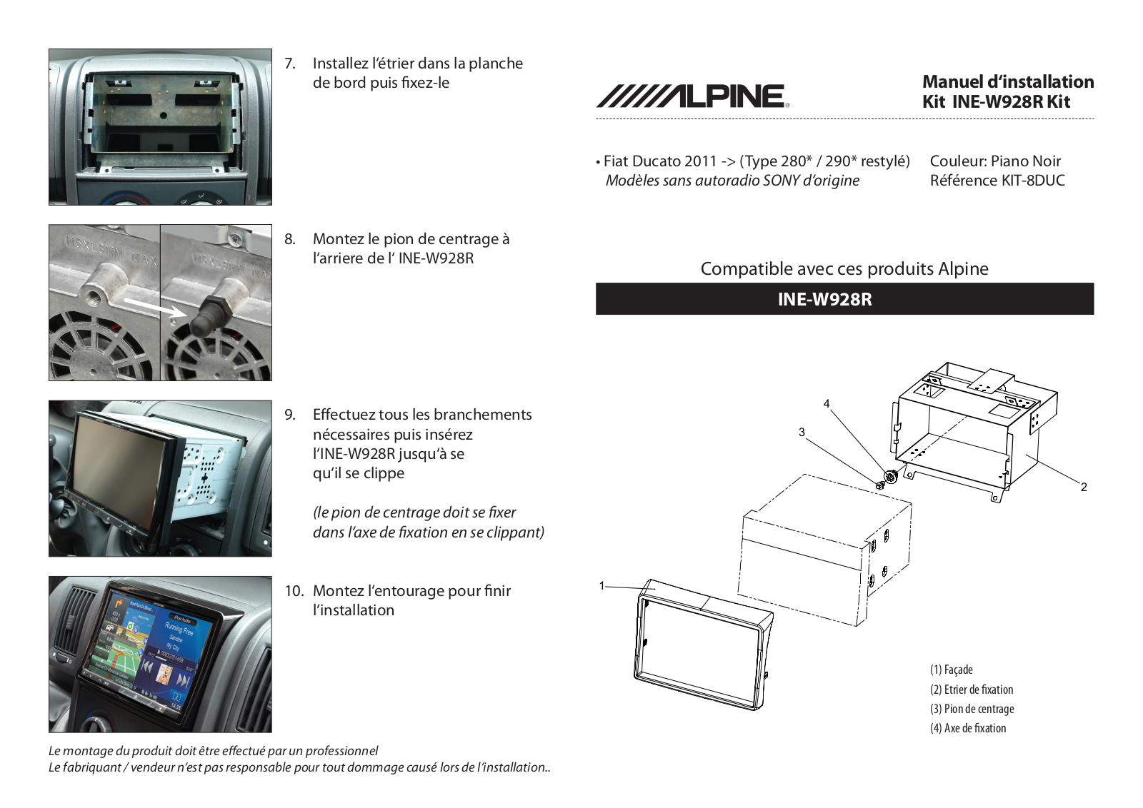 Alpine KIT-8DUC Installation Manual - ManualMachine.com