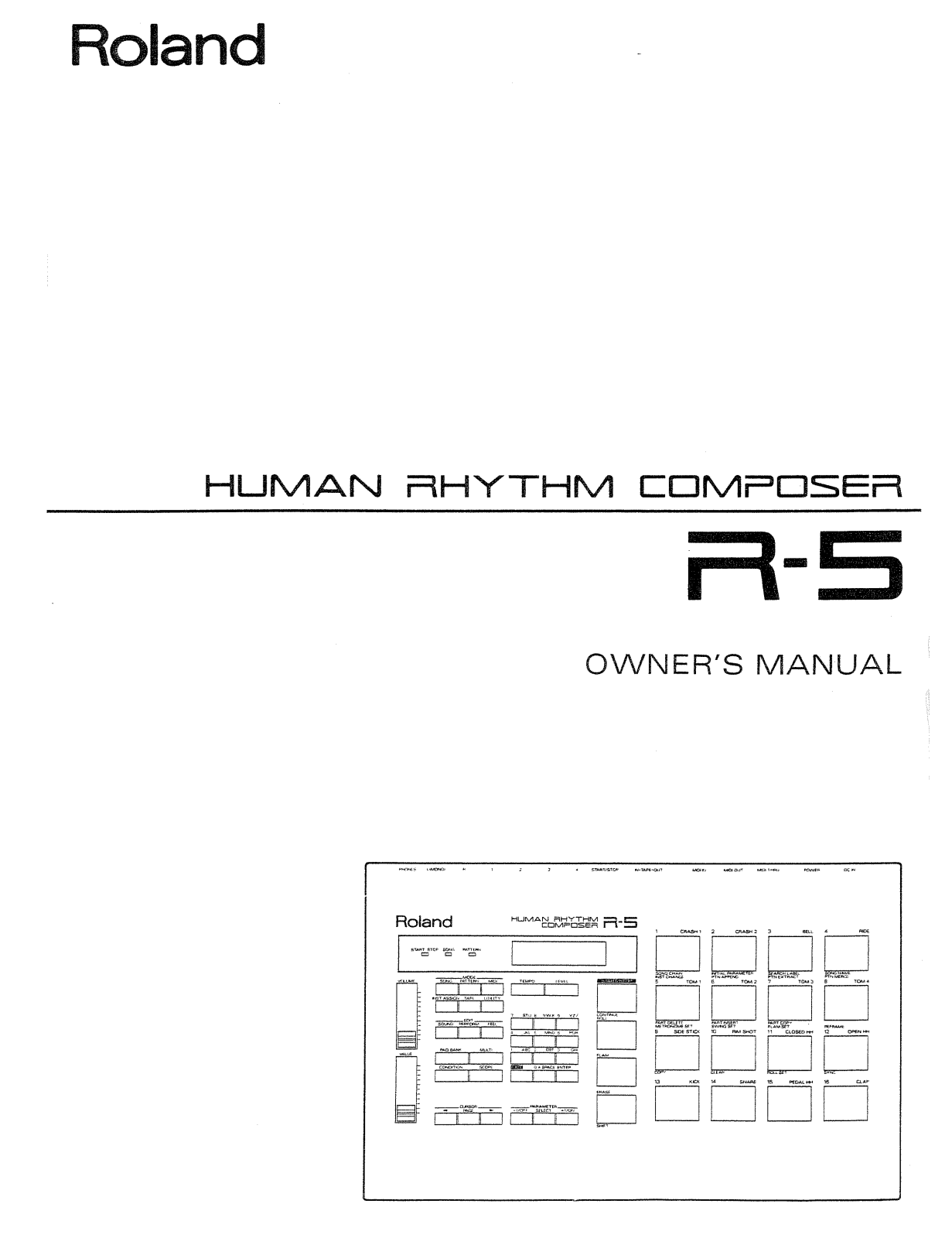 Roland R-5 User Manual