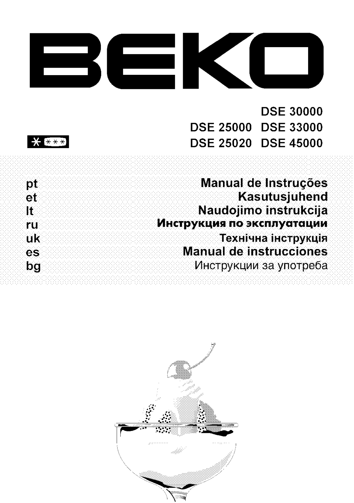 Beko DSE 33000, DSE 25000, DES 30000, DSE 45000, DSE 25020 User Manual