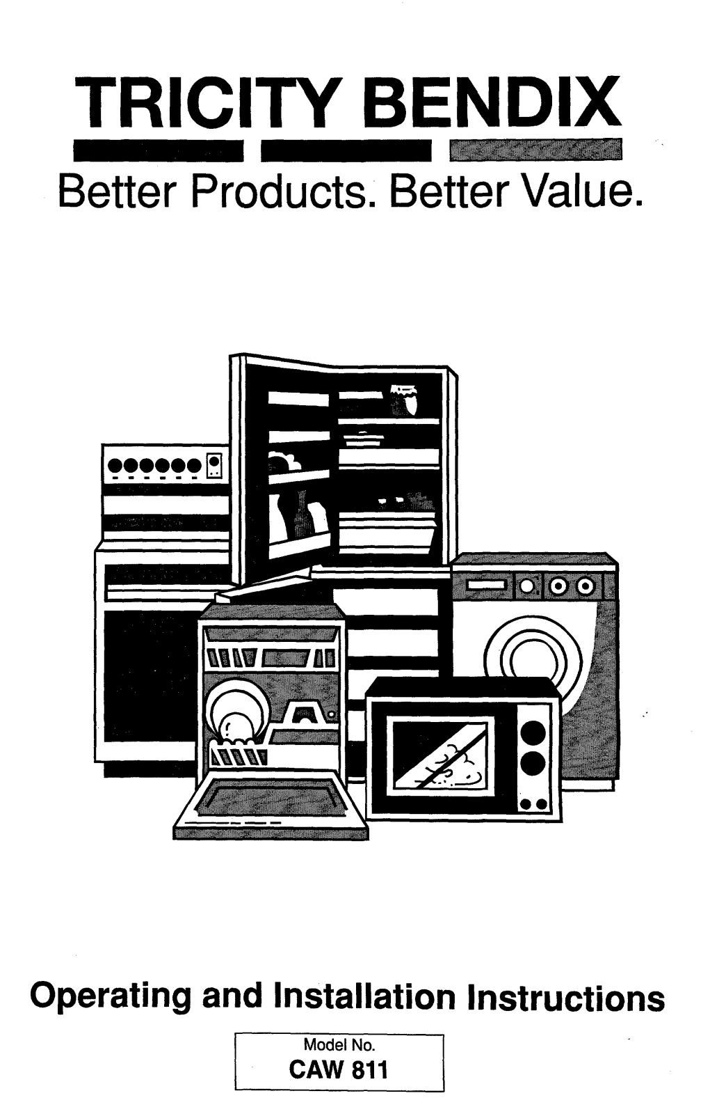 TRICITY BENDIX CAW811 User Manual