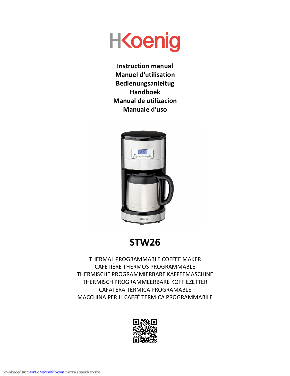 Hkoenig STW26 Instruction Manual