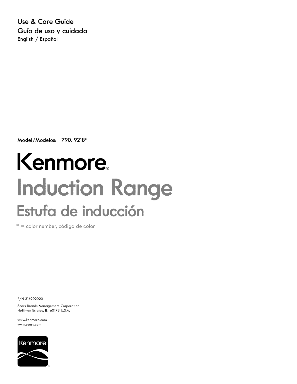 Kenmore 79092183011, 79092183013, 79092183014 Owner’s Manual