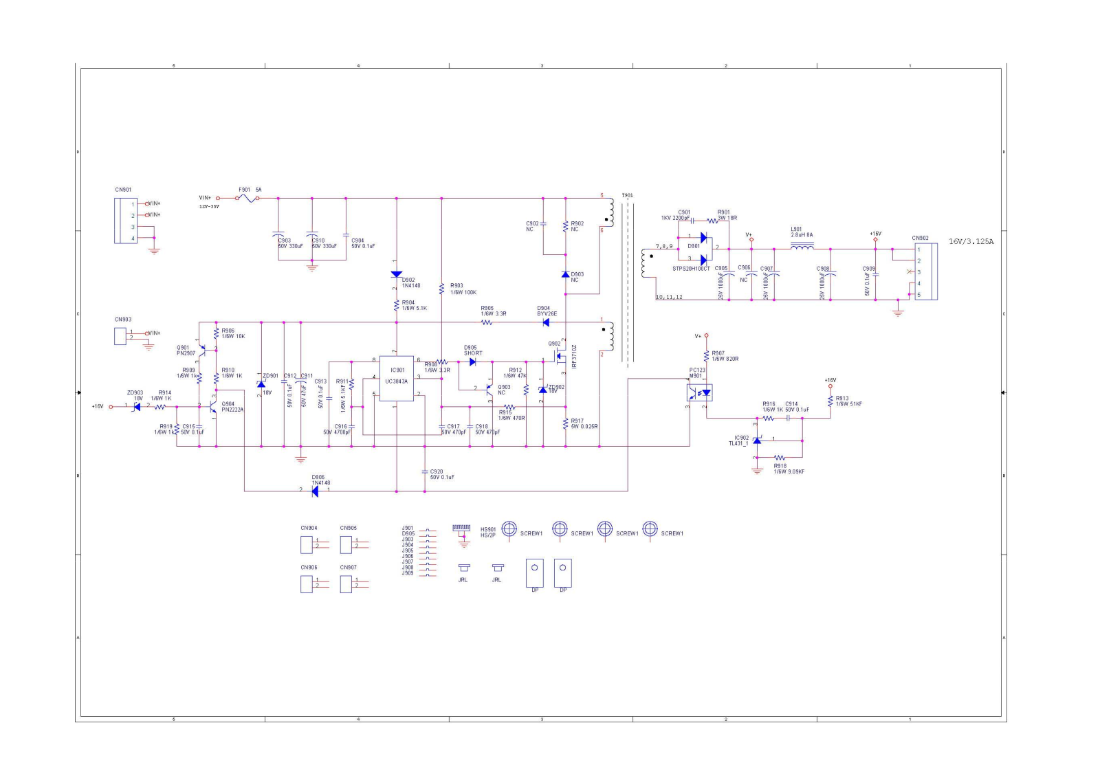 Victory Electronics 715K1380 schematic