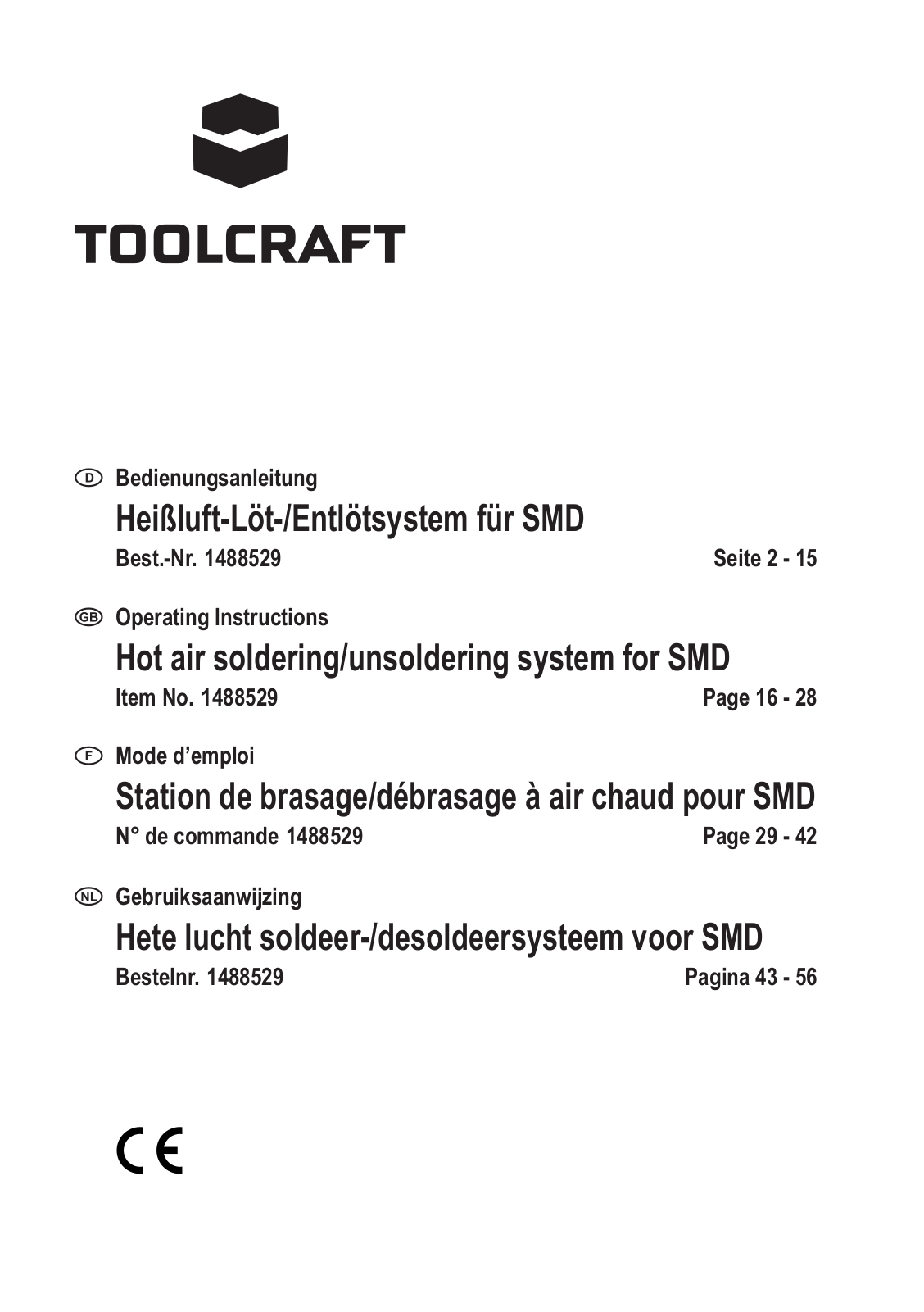 Toolcraft ZD-8908 operation manual