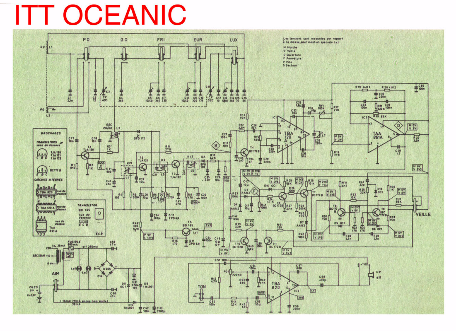 ITT Oceanic Schematic