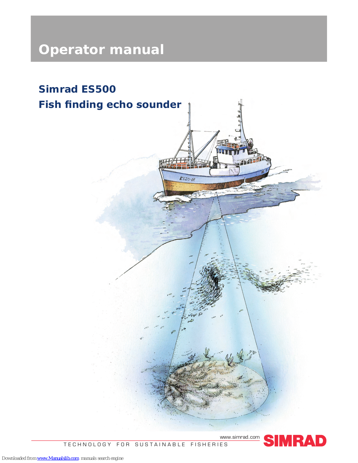 Simrad ES500 Operator's Manual