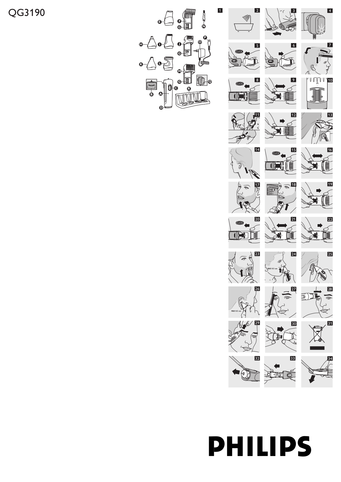 Philips QG3190 User Manual