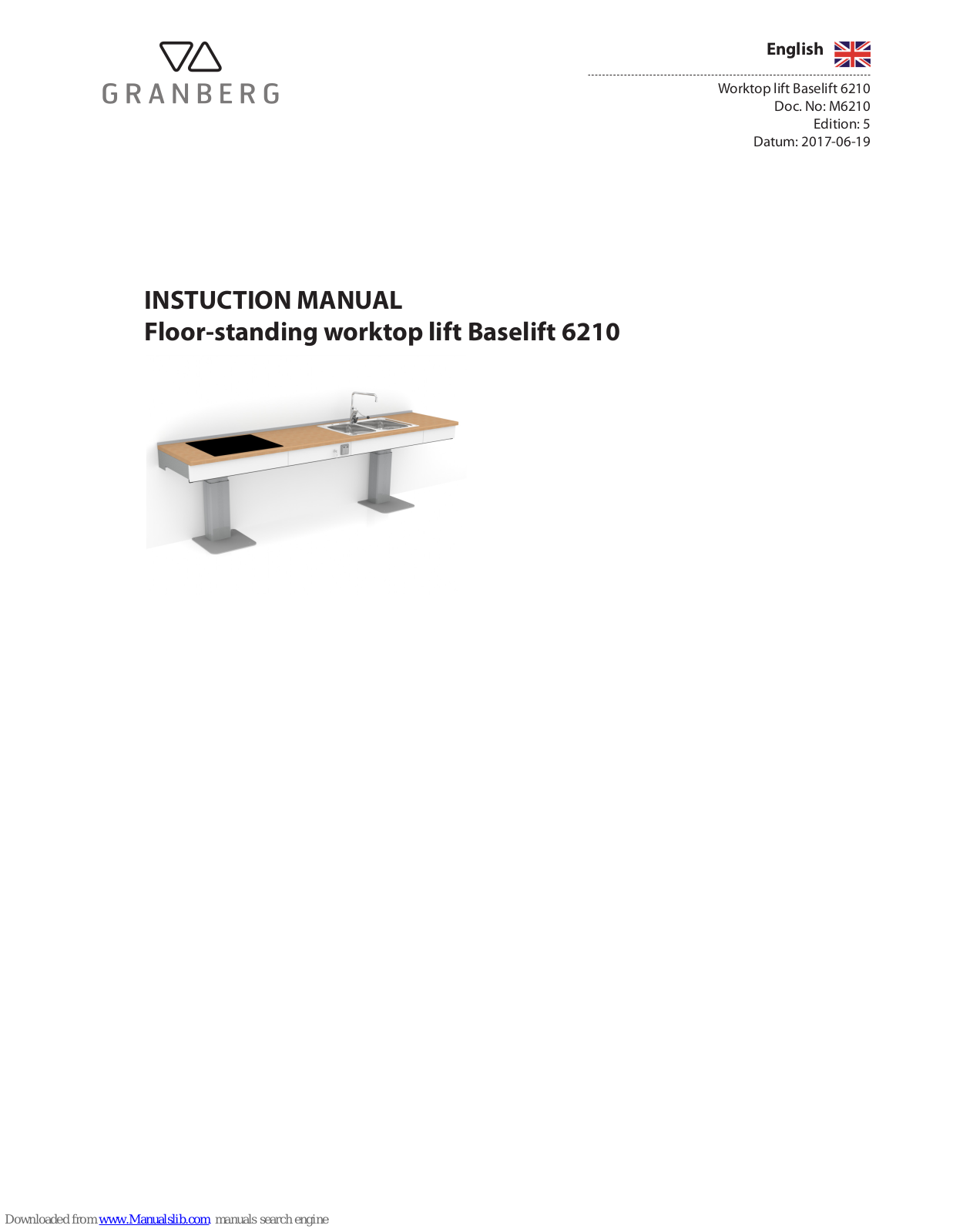 Granberg Baselift 6210 Instuction Manual