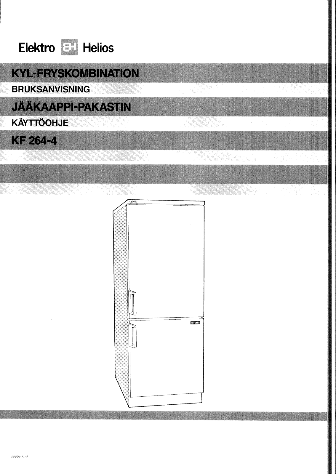 Elektro helios KF264-4 User Manual