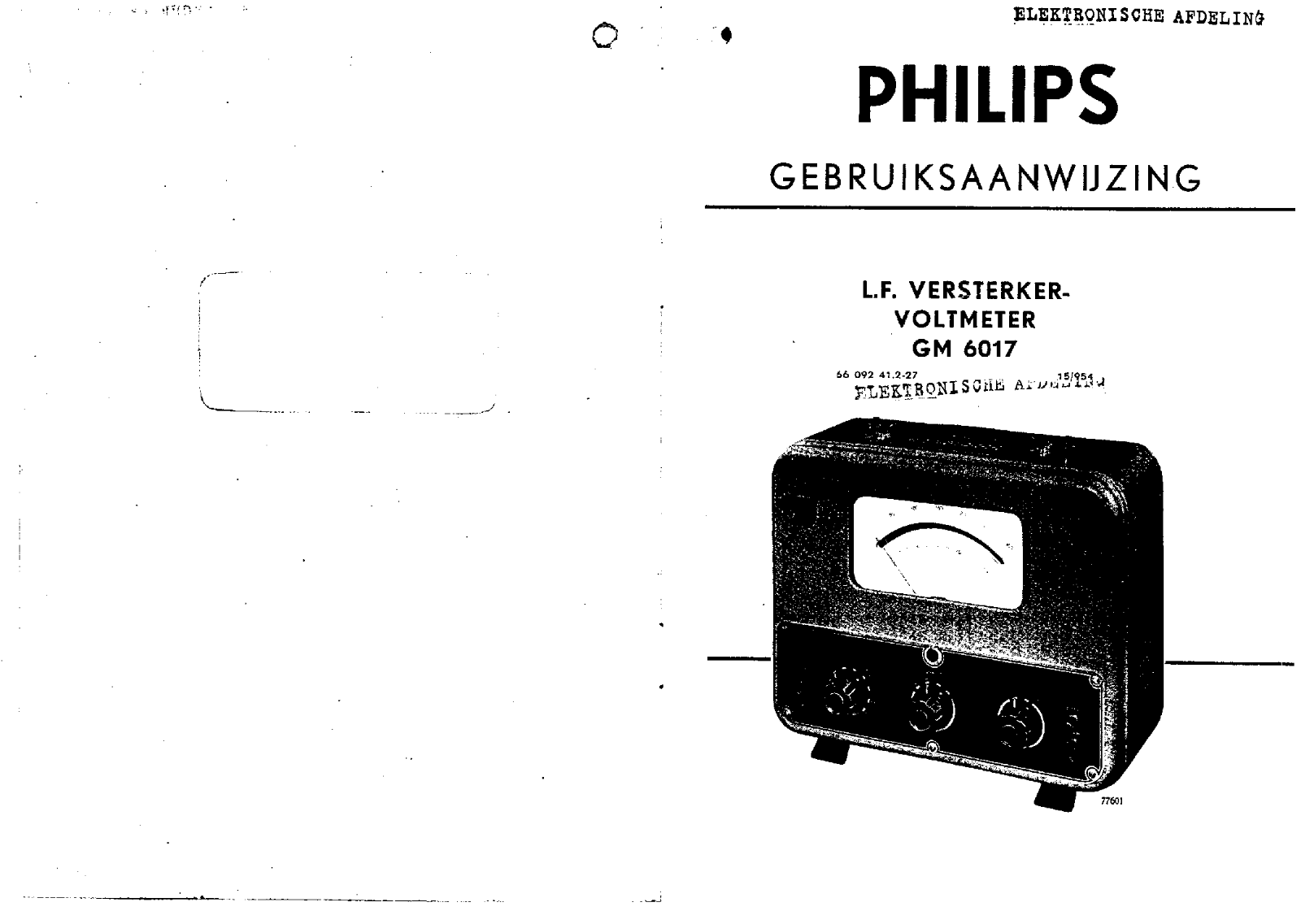 Philips gm6017 schematic