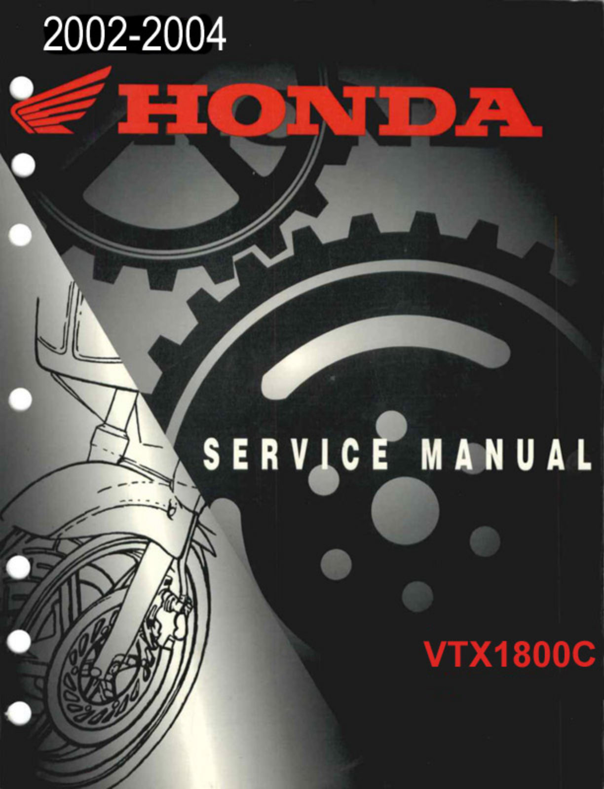 Honda VTX 1800 C 2002, VTX 1800 2004 Service Manual