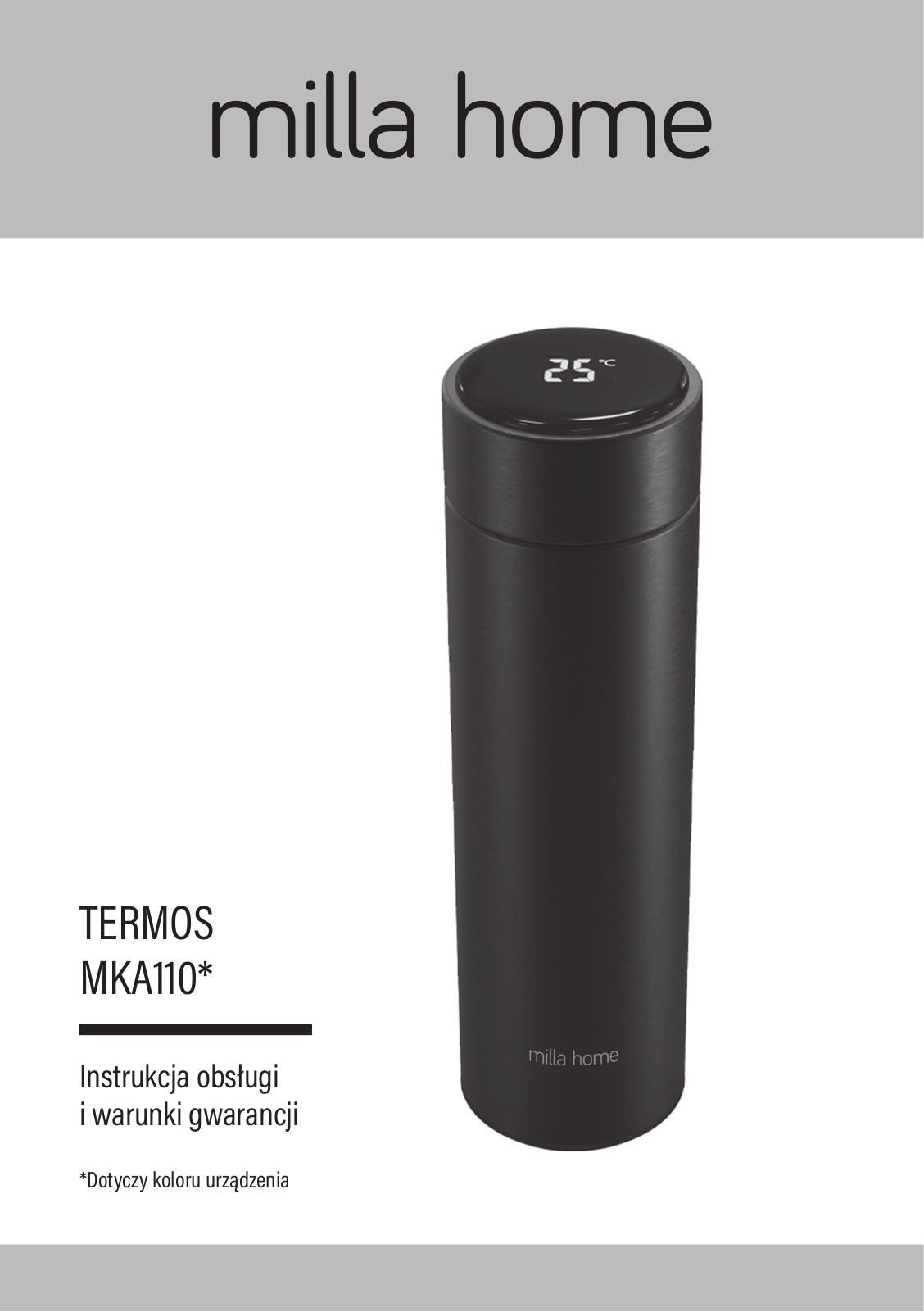 MILLA HOME MKA110W, MKA110 User guide - ManualMachine.com