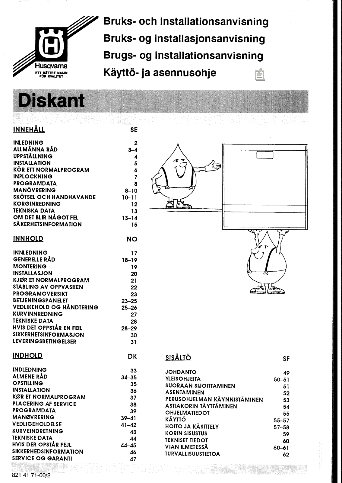 Husqvarna QD50I, QD90I User Manual