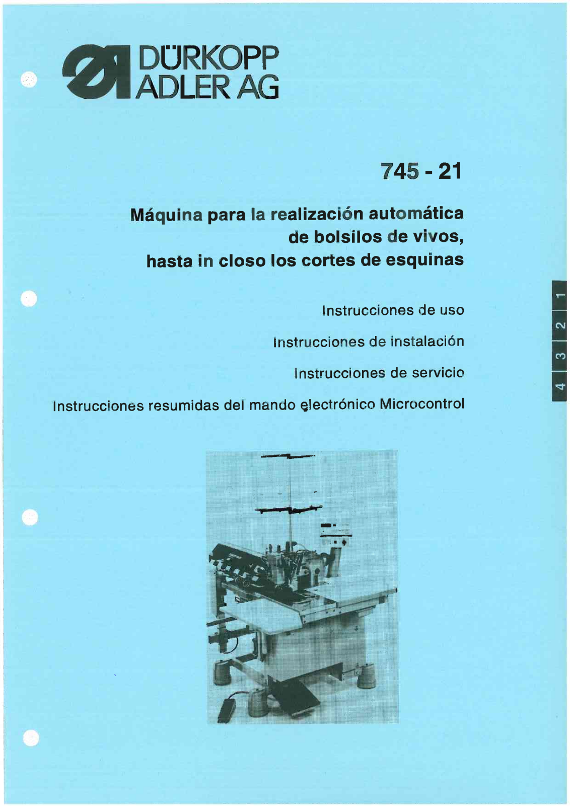 Durkopp 745-21 User Manual