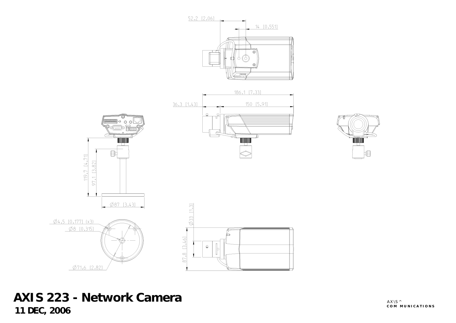 Axis Communications AXIS 223 User Manual