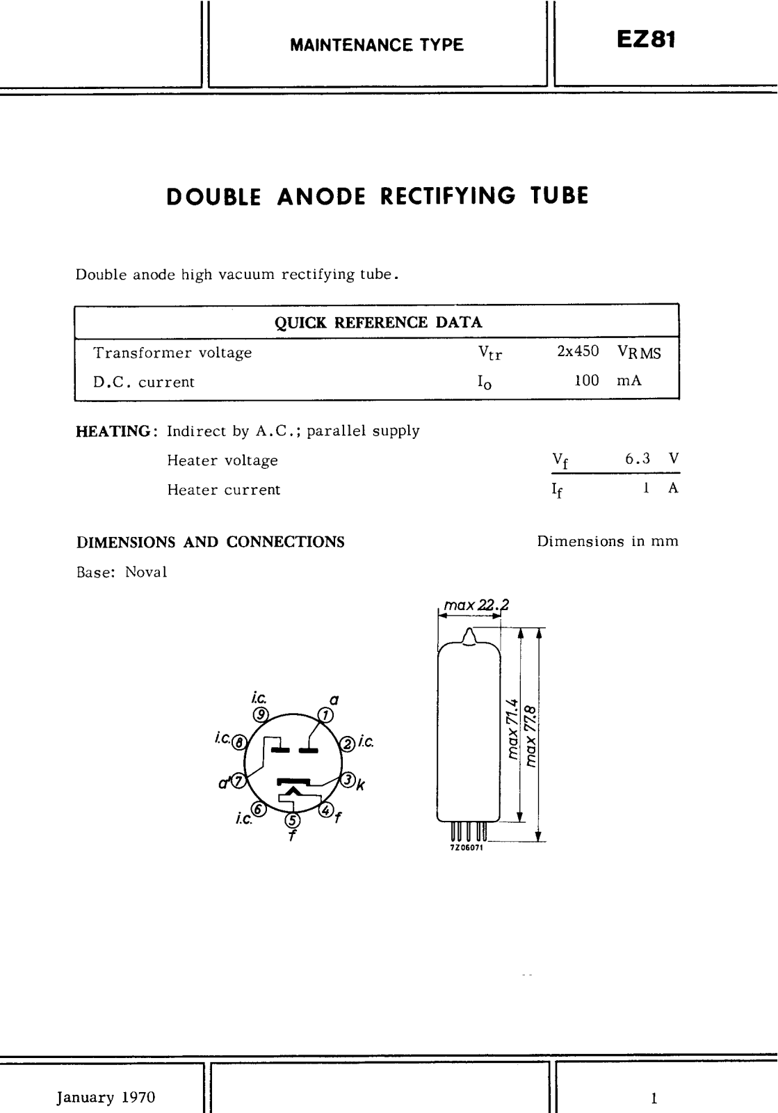 Philips ez81 DATASHEETS