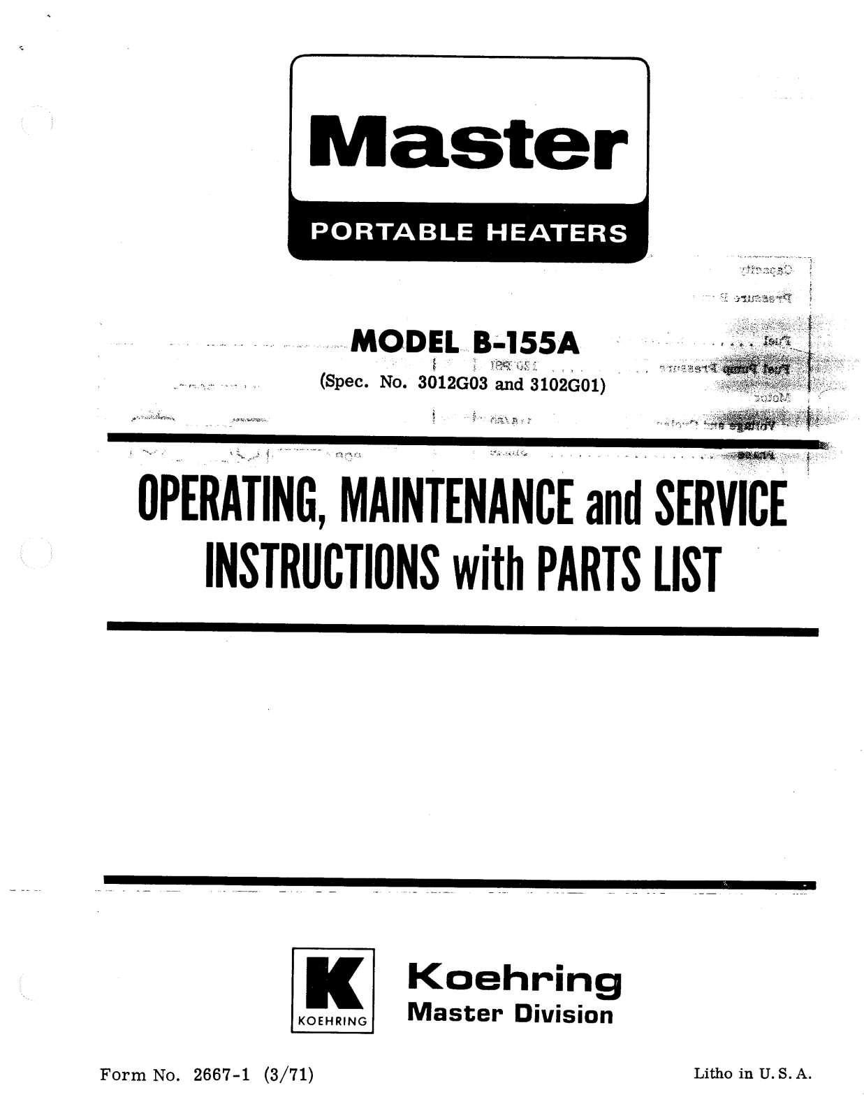 Desa Tech B155A Owner's Manual