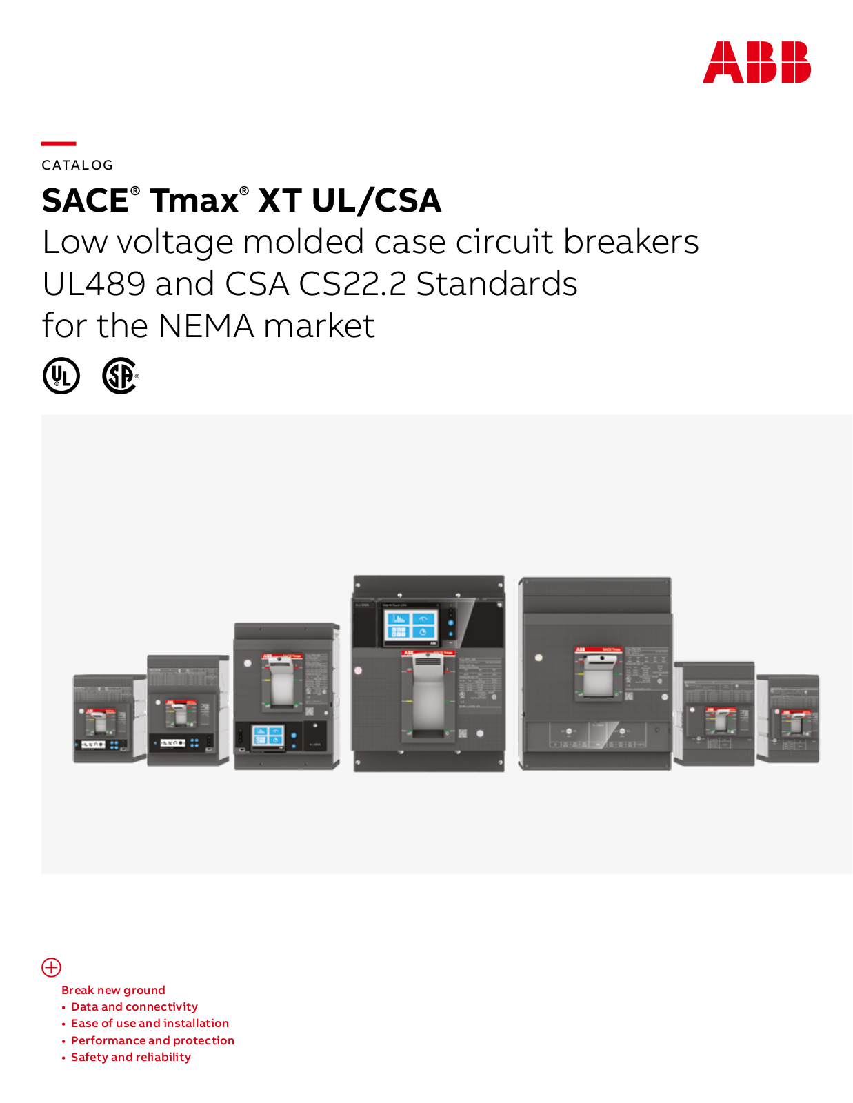 ABB SACE  Tmax  XT UL/CSA Catalog