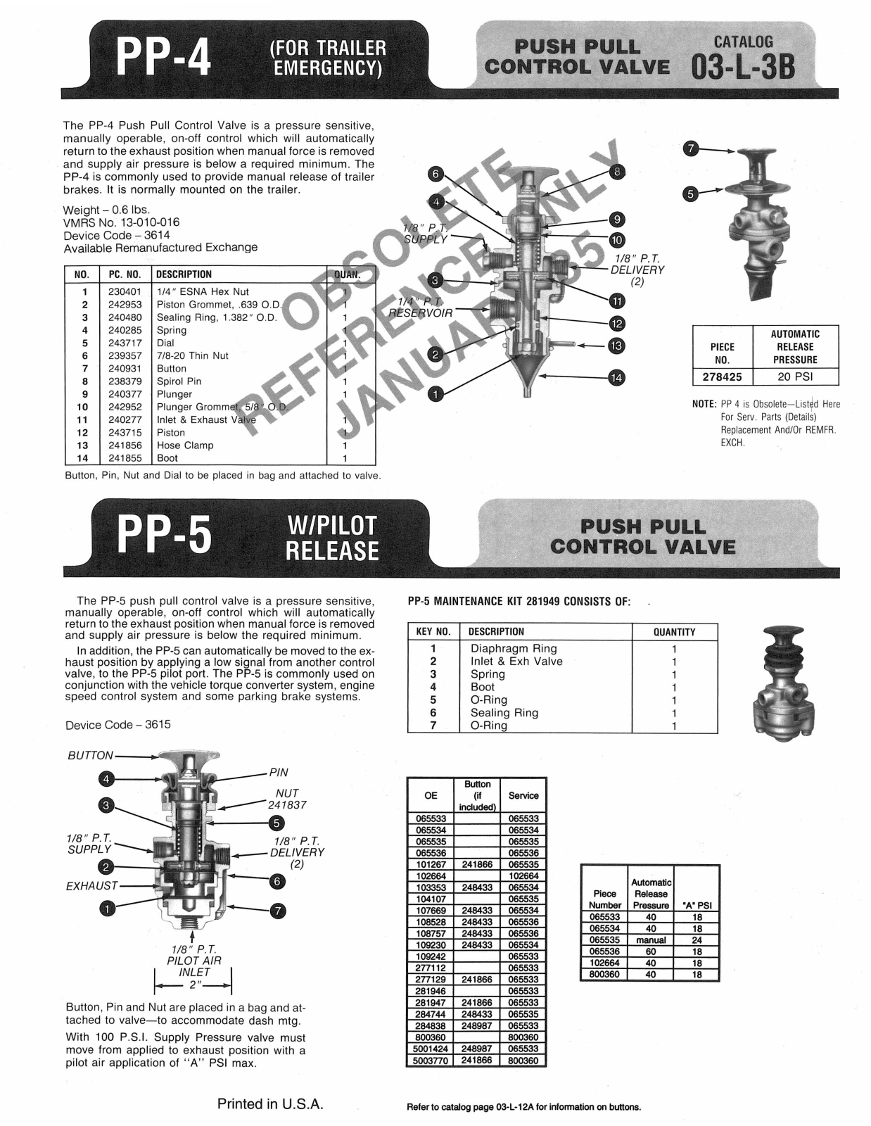 BENDIX 03-L-3B User Manual