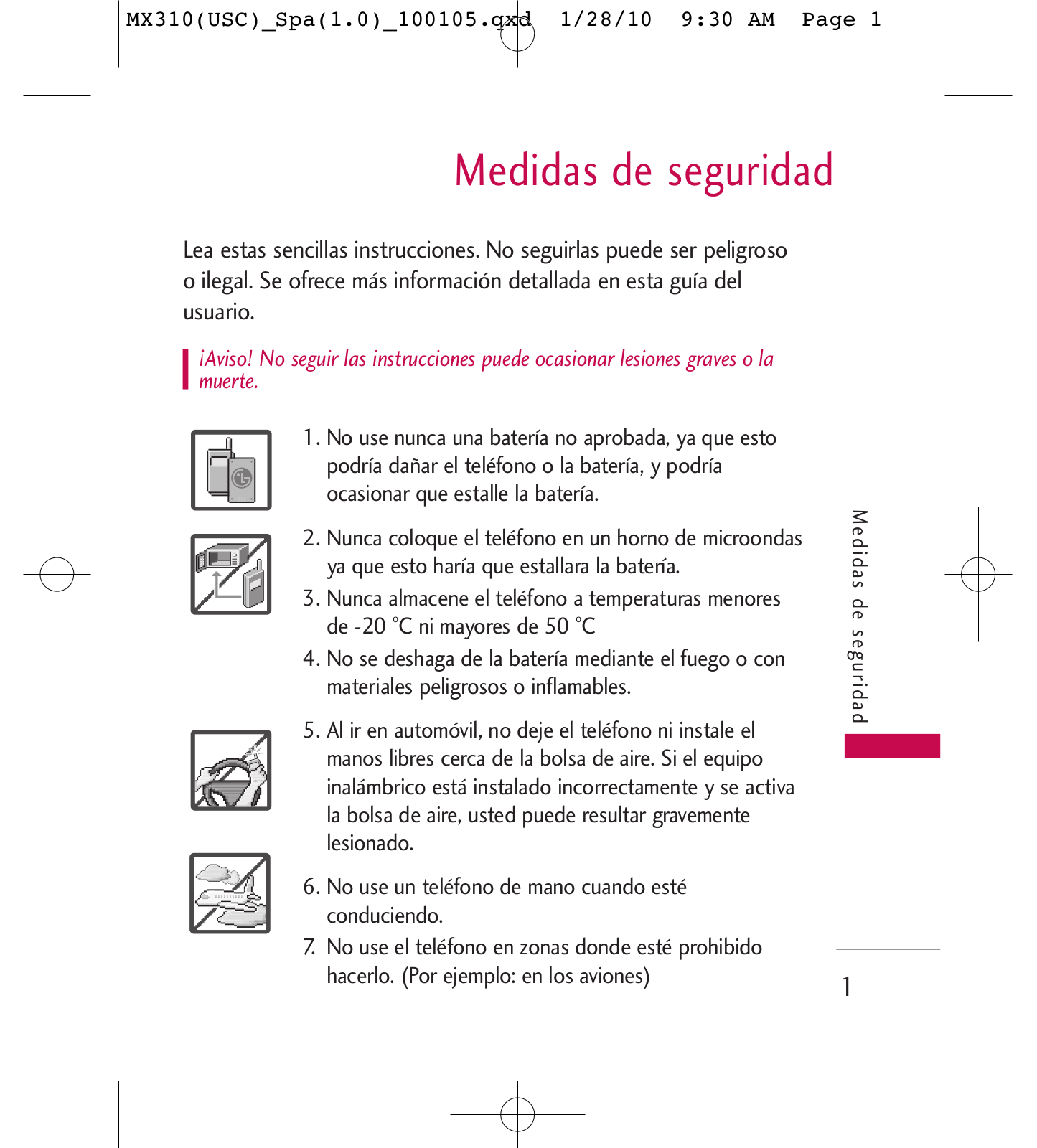 LG LGMX310 Owner's Manual