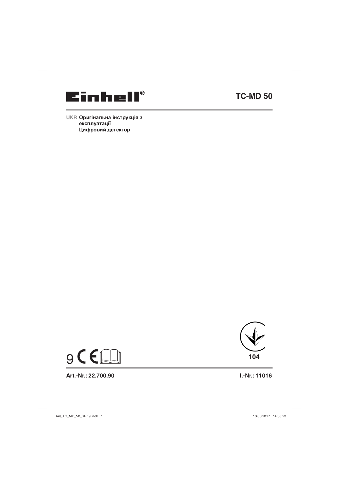 Einhell TC-MD 50 User Manual