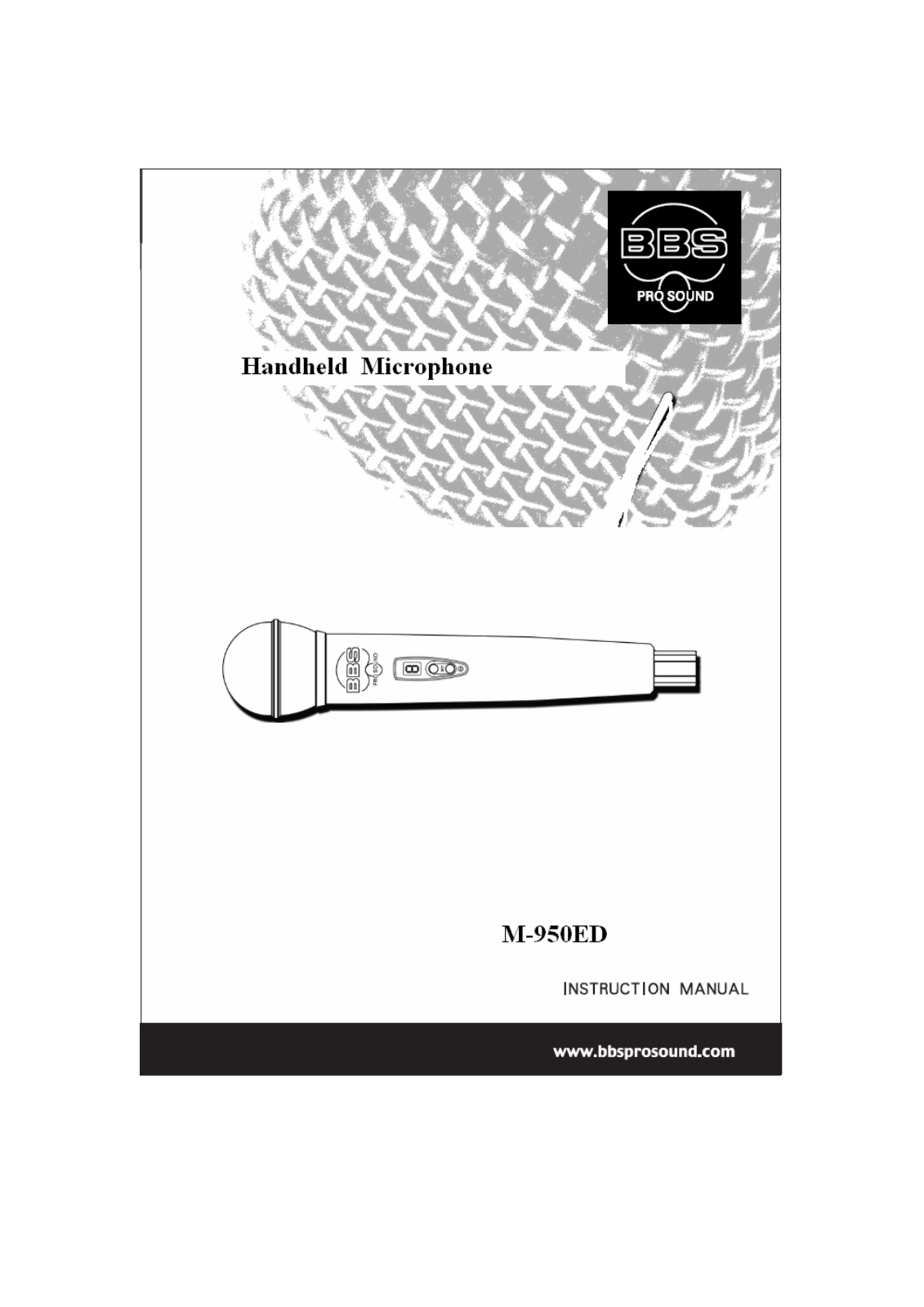 BBS Prosound M950ED User Manual