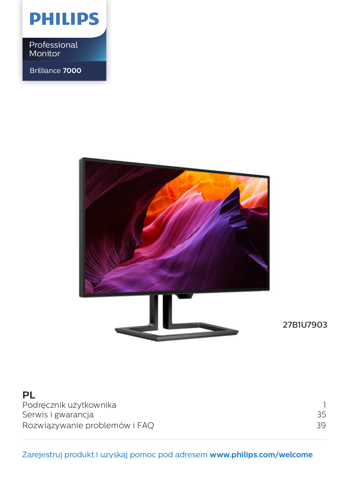 PHILIPS 27B1U7903 User guide - ManualMachine.com