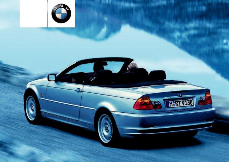 BMW 325CI User Manual
