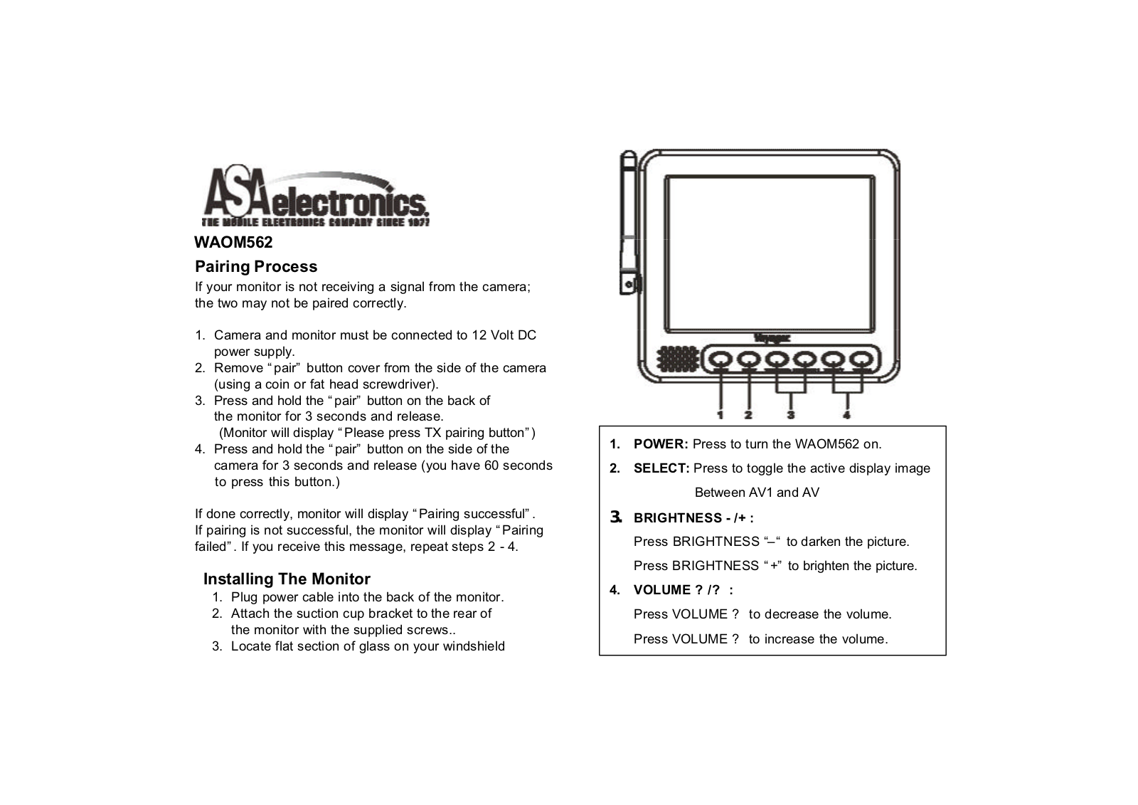 Sysgration WAOM562 User Manual - ManualMachine.com