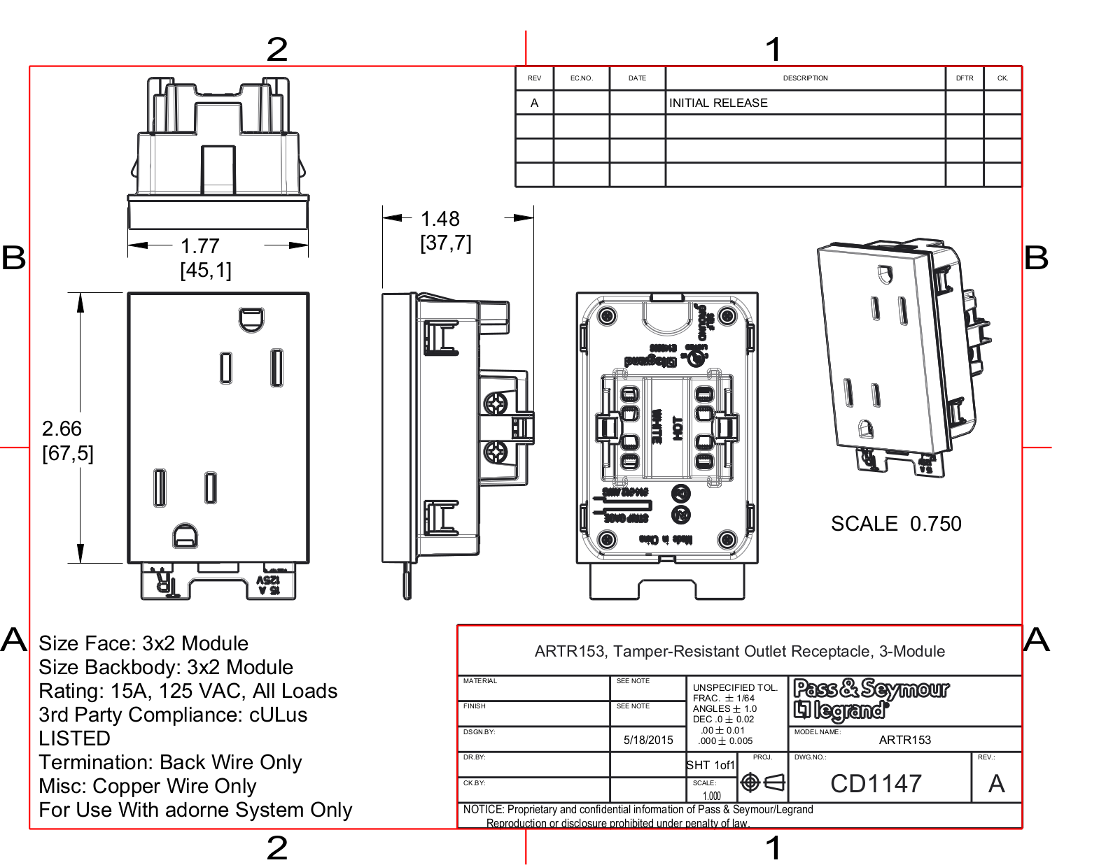Legrand LEE2097 Specifications - ManualMachine.com