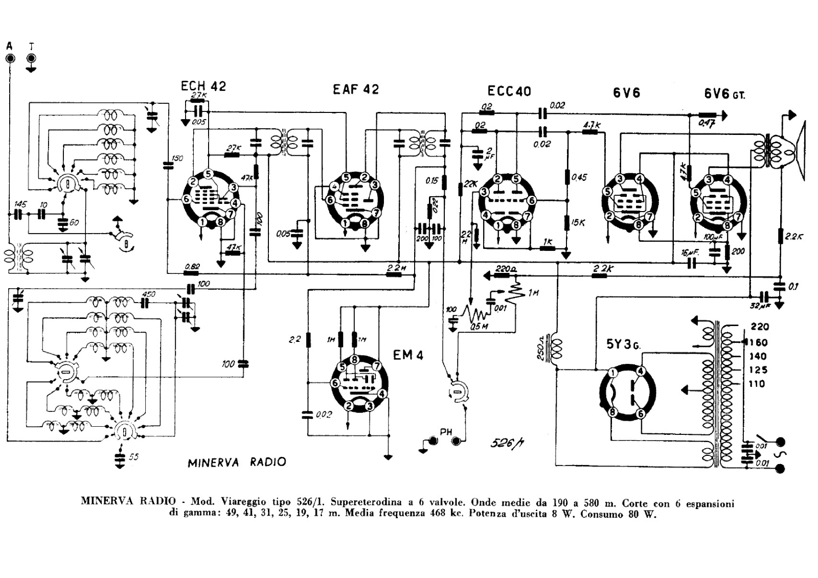 Minerva 526 1 schematic