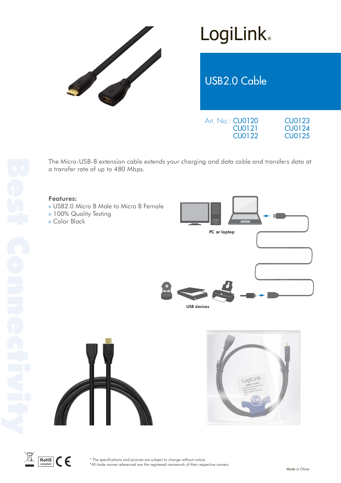 LOGILINK CU0125 Datasheet - ManualMachine.com