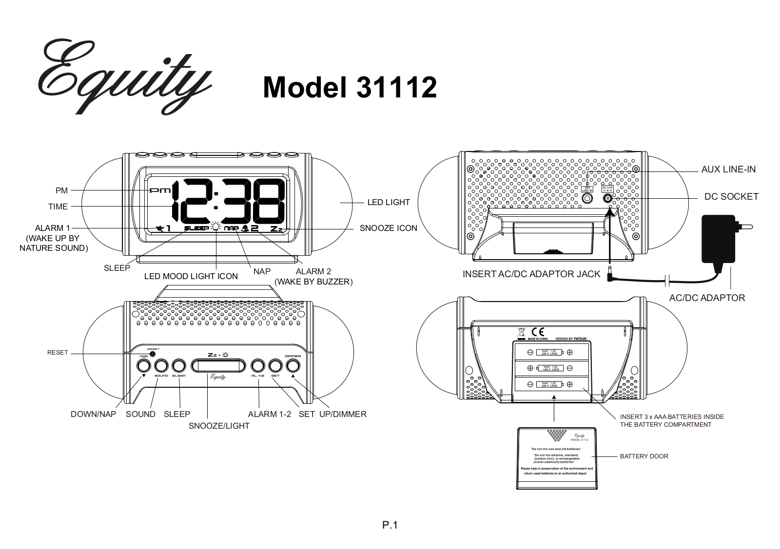 Equity by La Crosse 31112 User Manual