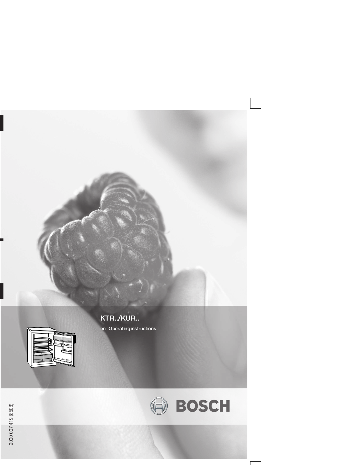 Bosch KTR15425GB User Manual