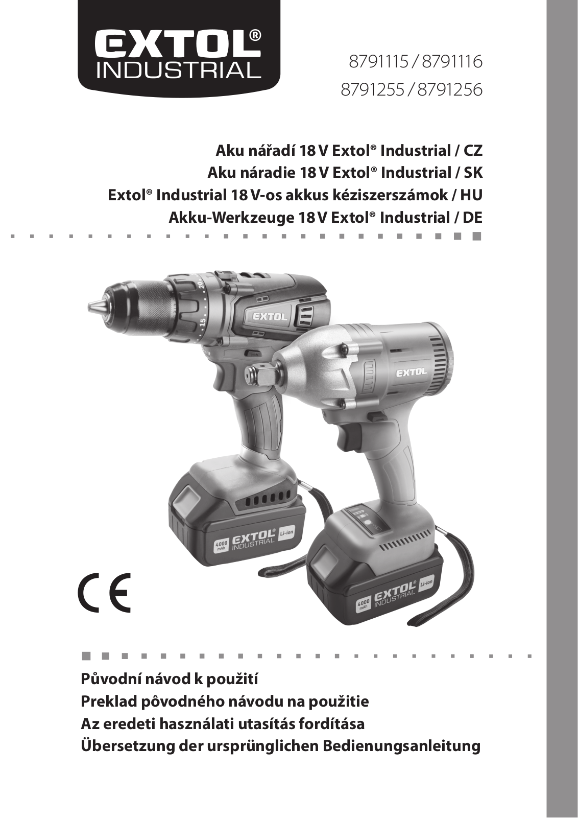 Extol Industrial 8791255 User guide - ManualMachine.com