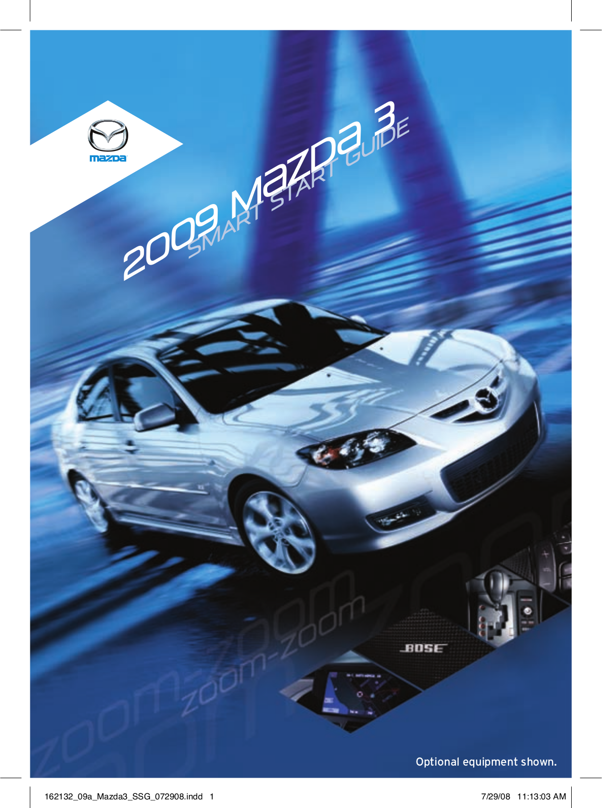 Mazda 3 4-DOOR 2009 User Manual