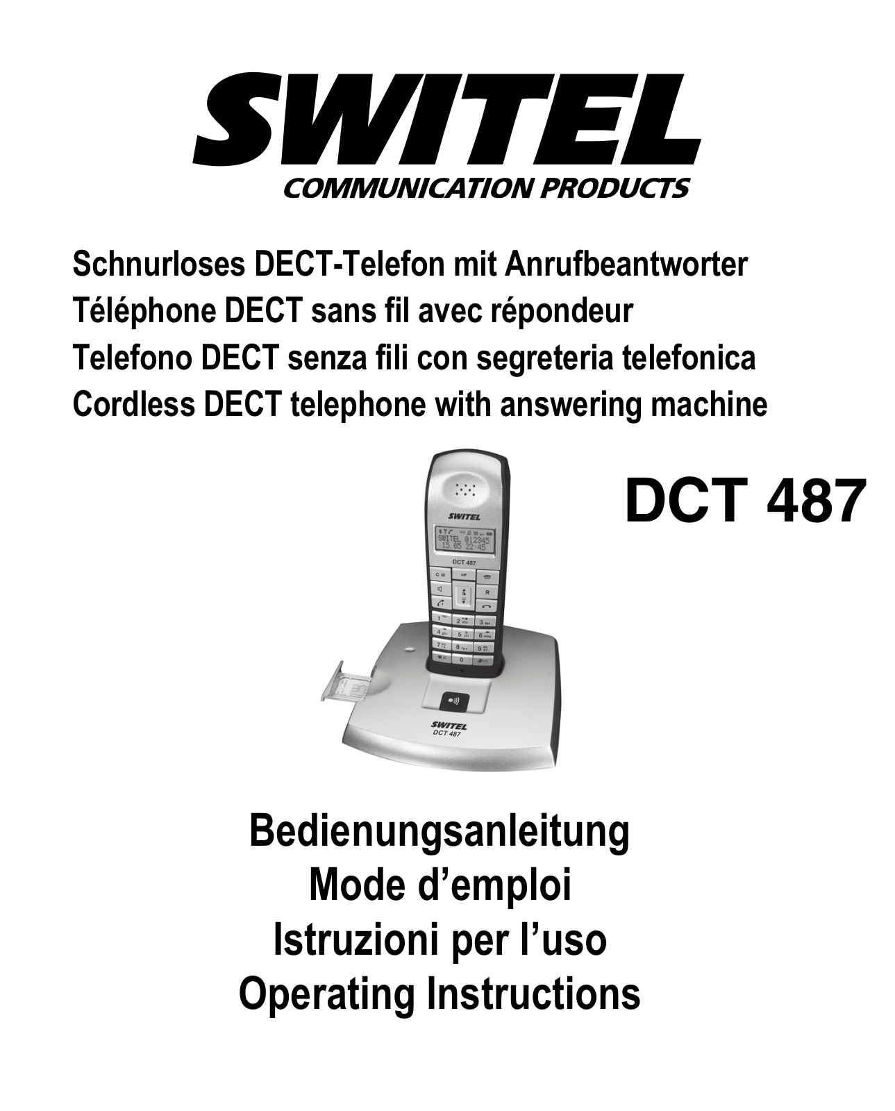 switel DCT 487 Operating Instructions Manual - ManualMachine.com