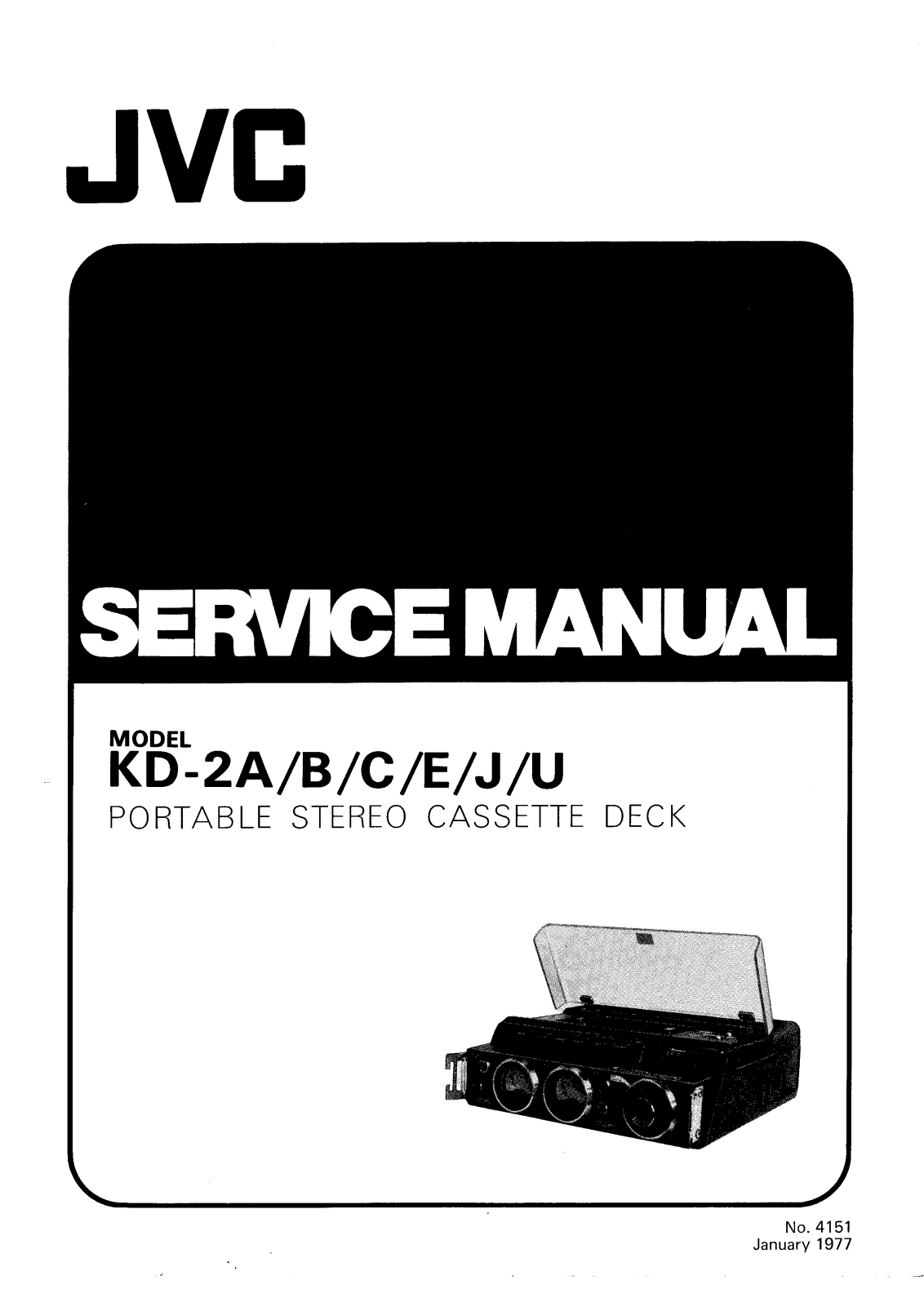 JVC KD-2 Service manual