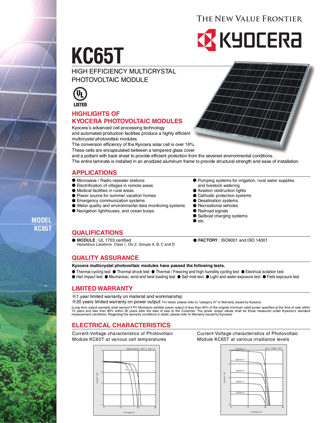 Kyocera KC65T DATASHEET