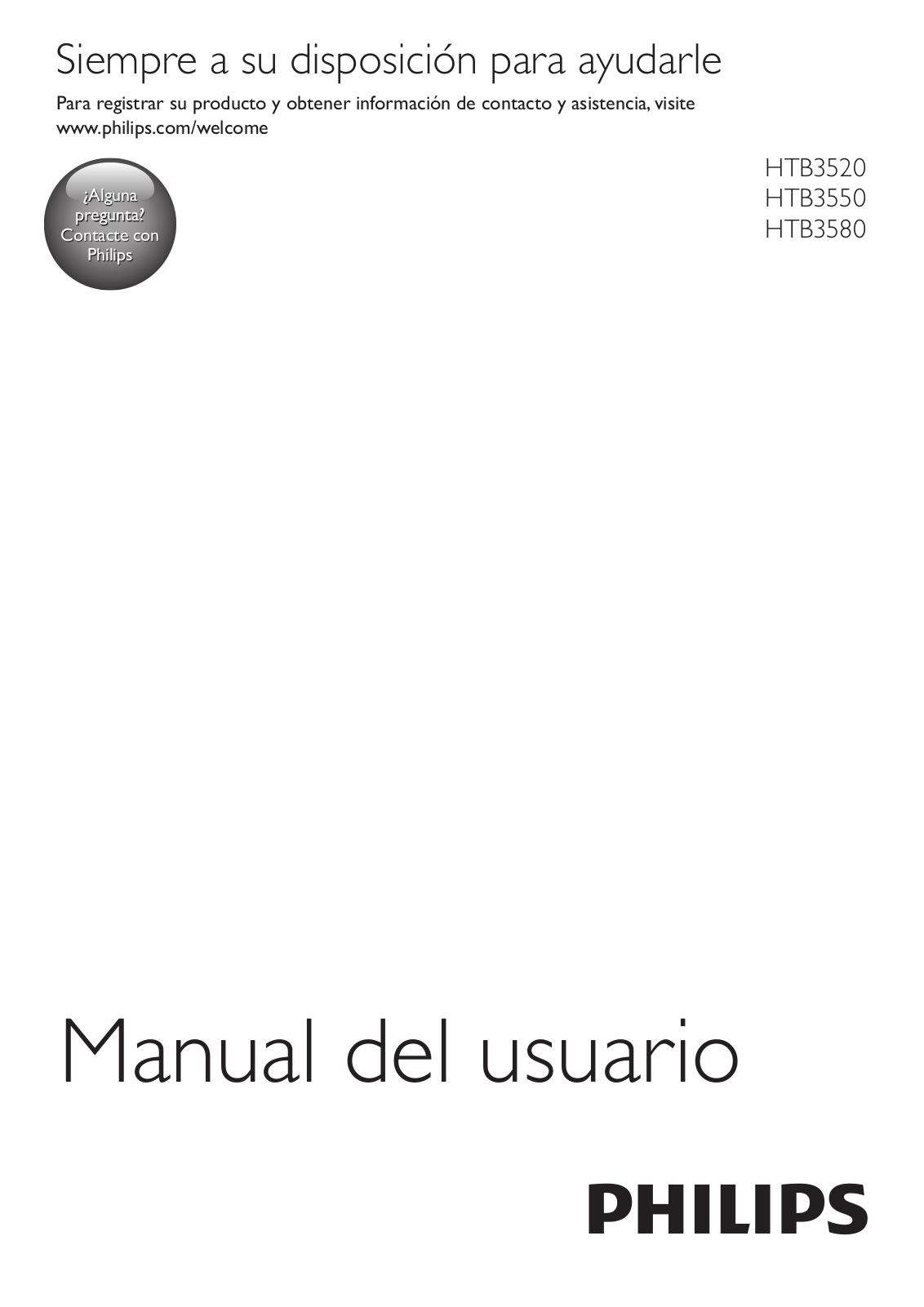 Philips HTB3520/55 user manual