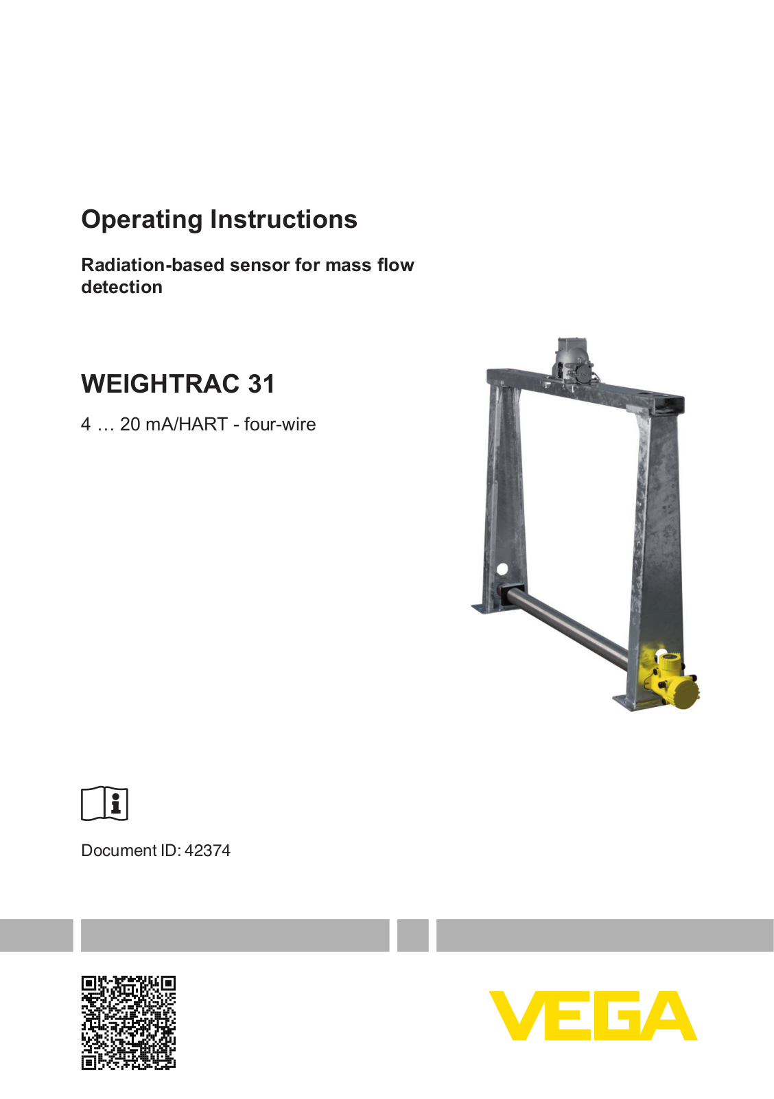 VEGA WEIGHTRAC 31 User Manual