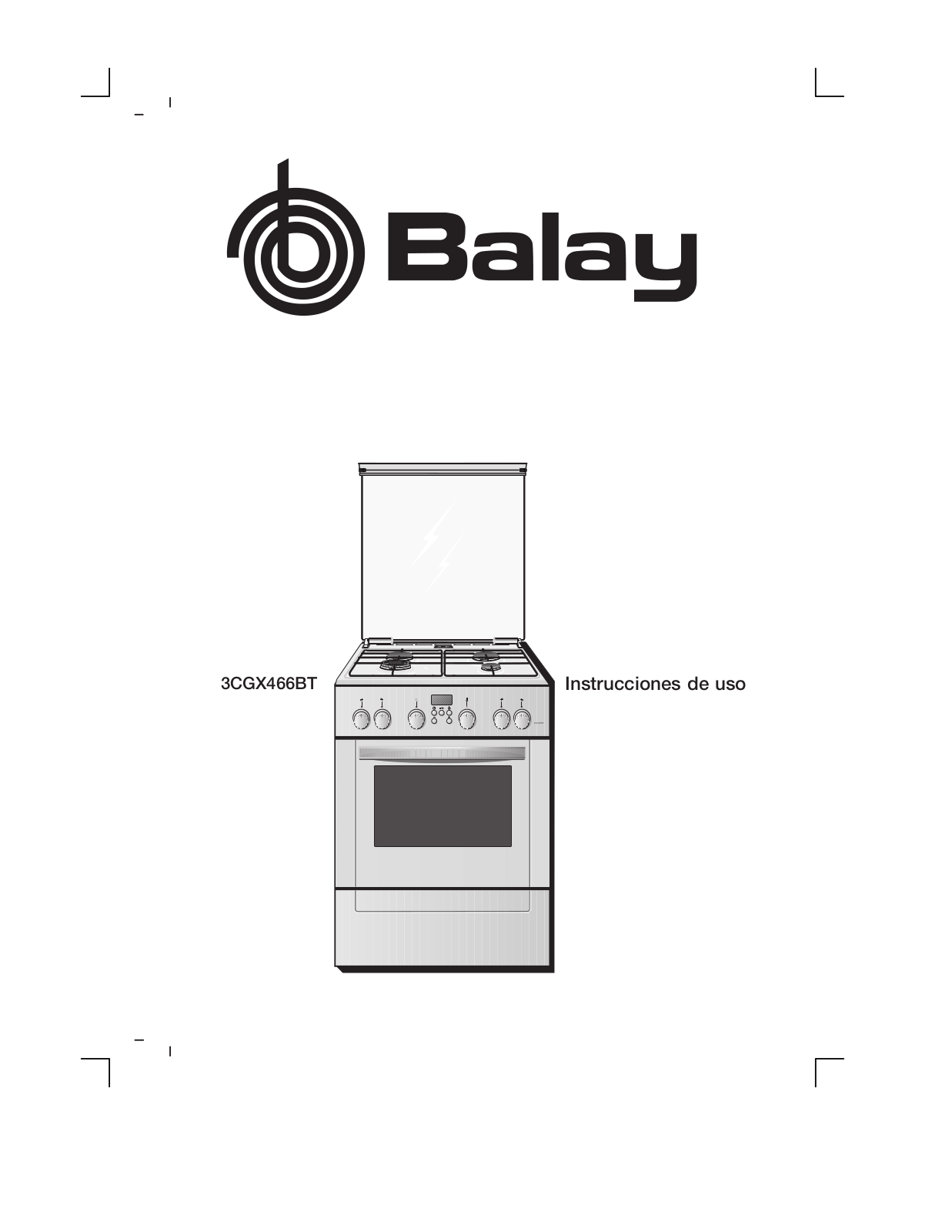 Balay 3CGX466BT User Manual