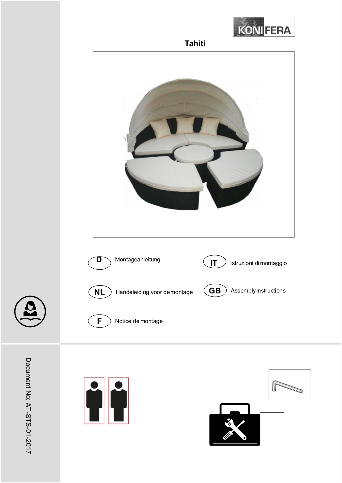 KONIFERA Tahiti NEW Assembly instructions