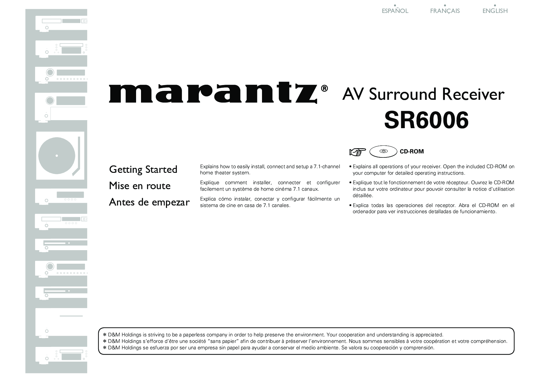 Marantz SR6006 User Manual