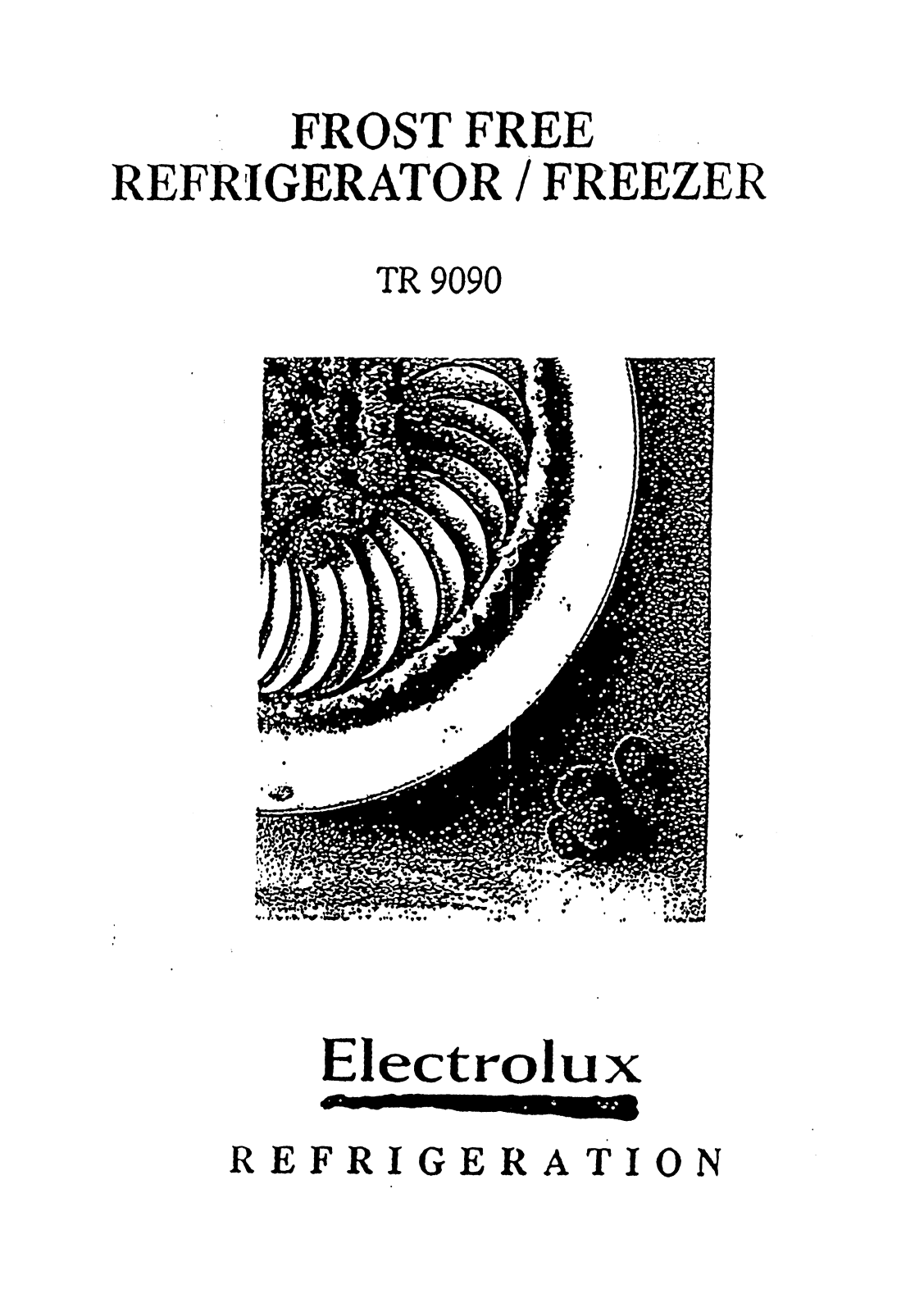 Electrolux TR9090W Instruction Manual