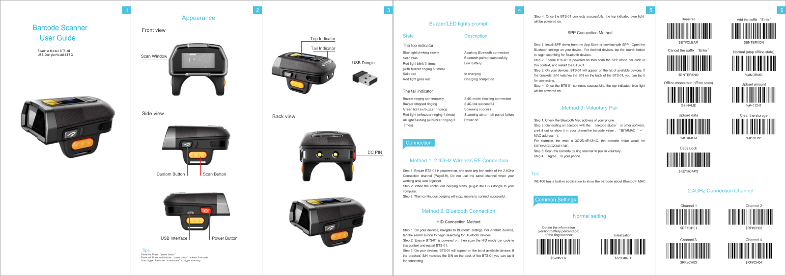 Janam Technologies BTSWA, BTSG User Manual