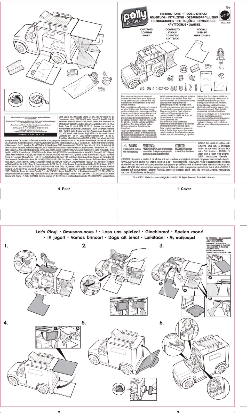 Fisher-Price W6227 Instruction Sheet